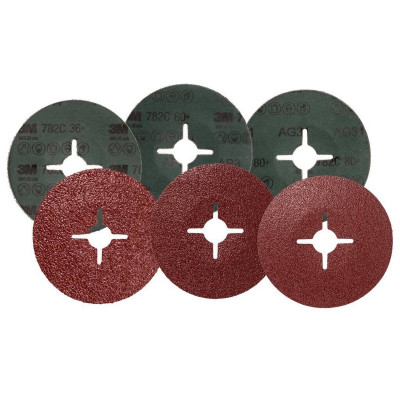 Фибровый круг 3M 782C 125х22 P36+  89715-2
