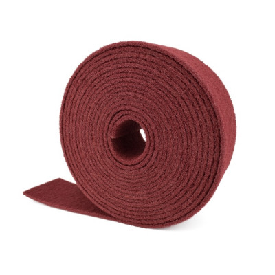 Flexovit FlexBrite 115x10000 F2200 Maroon Coarse красный рулон нетканого абразива-1