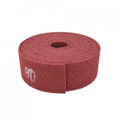 Flexovit FlexBrite 115x10000 F2200 Maroon Coarse красный рулон нетканого абразива