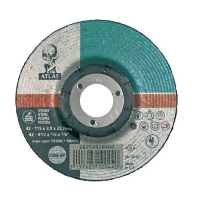 Atlas grinding wheels for stone 100x6x16 зачистной диск по камню