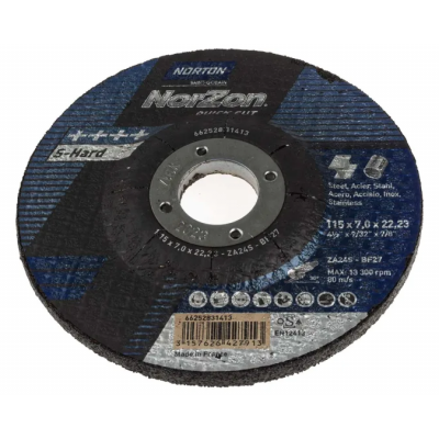 Norton Norzon Quick Cut 150x4.6x22.23 ZA24S T27 зачистные диски