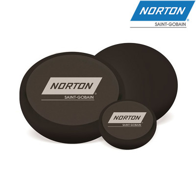 Круг полировальный 150х30мм на липучке черный NORTON