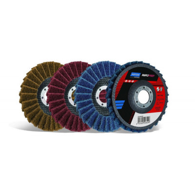 Norton Vortex RapidPrep Flap 125x22.23 Medium лепестковый нетканый диск