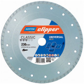Norton Clipper Classic Universal Turbo 115x2.2x22.23 мм алмазный диск для общестроительных материалов
