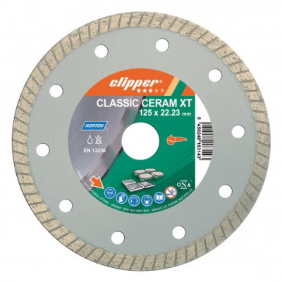 Norton Clipper Classic Ceram Turbo 125x1.6x22.23 / Classic Ceram XT алмазный диск для керамики