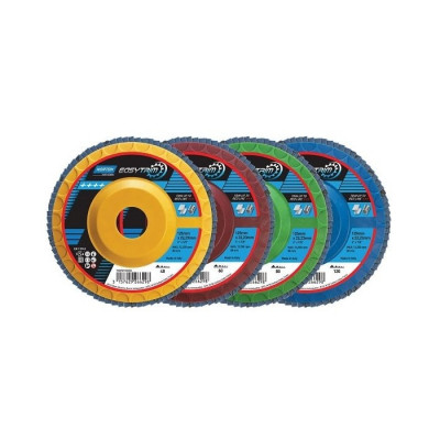 Norton EasyTrim 125x22.23 P80 зелёный подрезаемый лепестковый диск