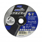 Norton Blue Fire 76x1.0x10 A60T BF41 отрезной круг для металла